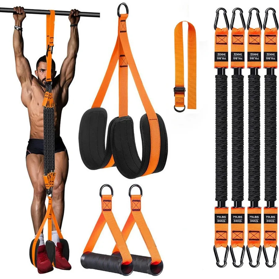 Pull Up Assistance Bands Set Resistance Strap for Pull-ups Assist for Men Women Hanging Training Chin-up Workout Body