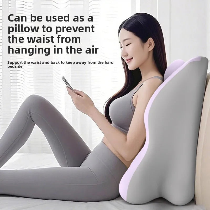 1pcs Memory Foam Bed Backrest Pillow - Reading & TV Lounge Support Adjustable Lumbar Cushion for Sofa Floor