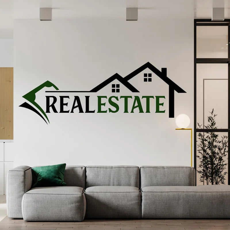 Real Estate Office Decal Office Teamwork Quote vinyl Sticker Office Decor Inspire Office Quote Motivation Idea Wall Art