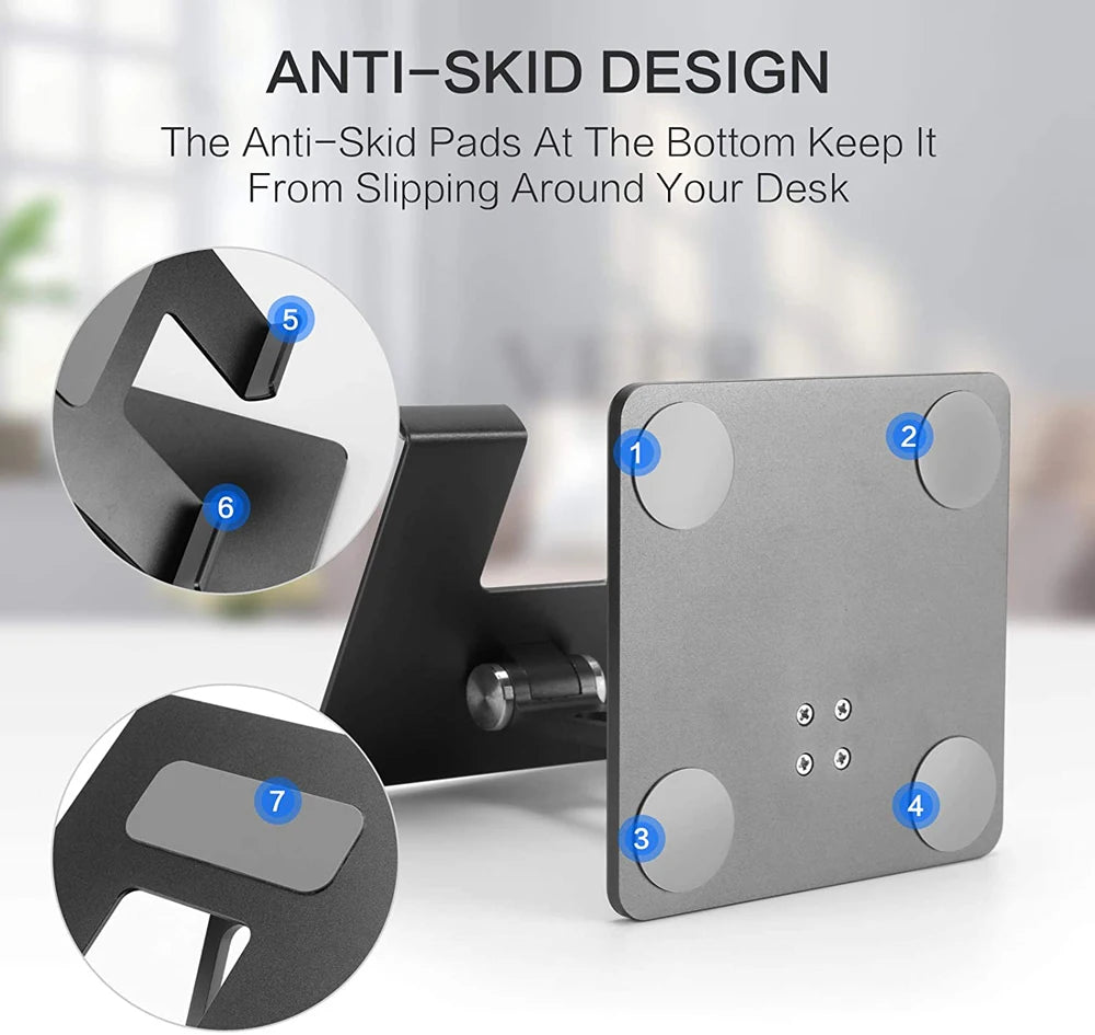 Metal Desk Mobile Phone Holder Stand For iPhone iPad Xiaomi Adjustable Desktop Tablet Holder Universal Table Cell Phone