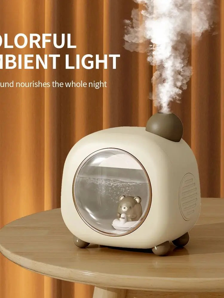 Kasydoff Portable Small Humidifier 1500ml Small Humidifiers for Bedroom Baby 1800mAh USB Personal Desktop for Travel