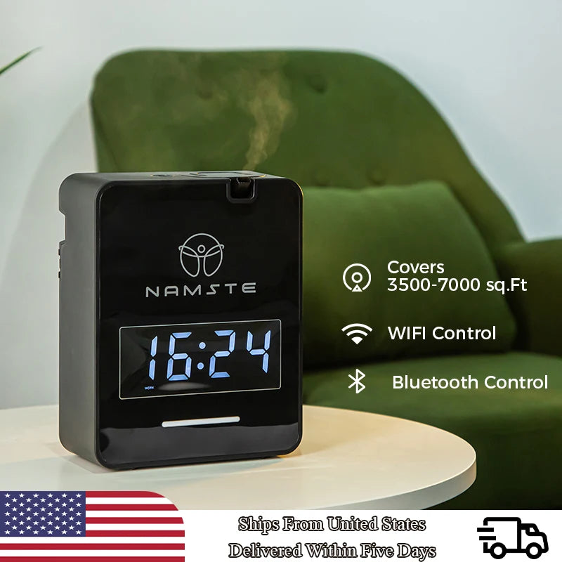 namste-wifi-bluetooth-diffuser-aromatherapy-300ml-capacity-air-purifier-essential-oil-fresheners-for-home-1000m-hvac-8w-power