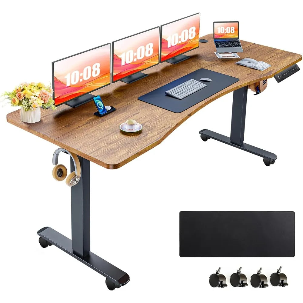 electric-standing-desk-adjustable-height-63x24-inches-computer-desk-with-ergonomically-curved-desktop-mouse-pad