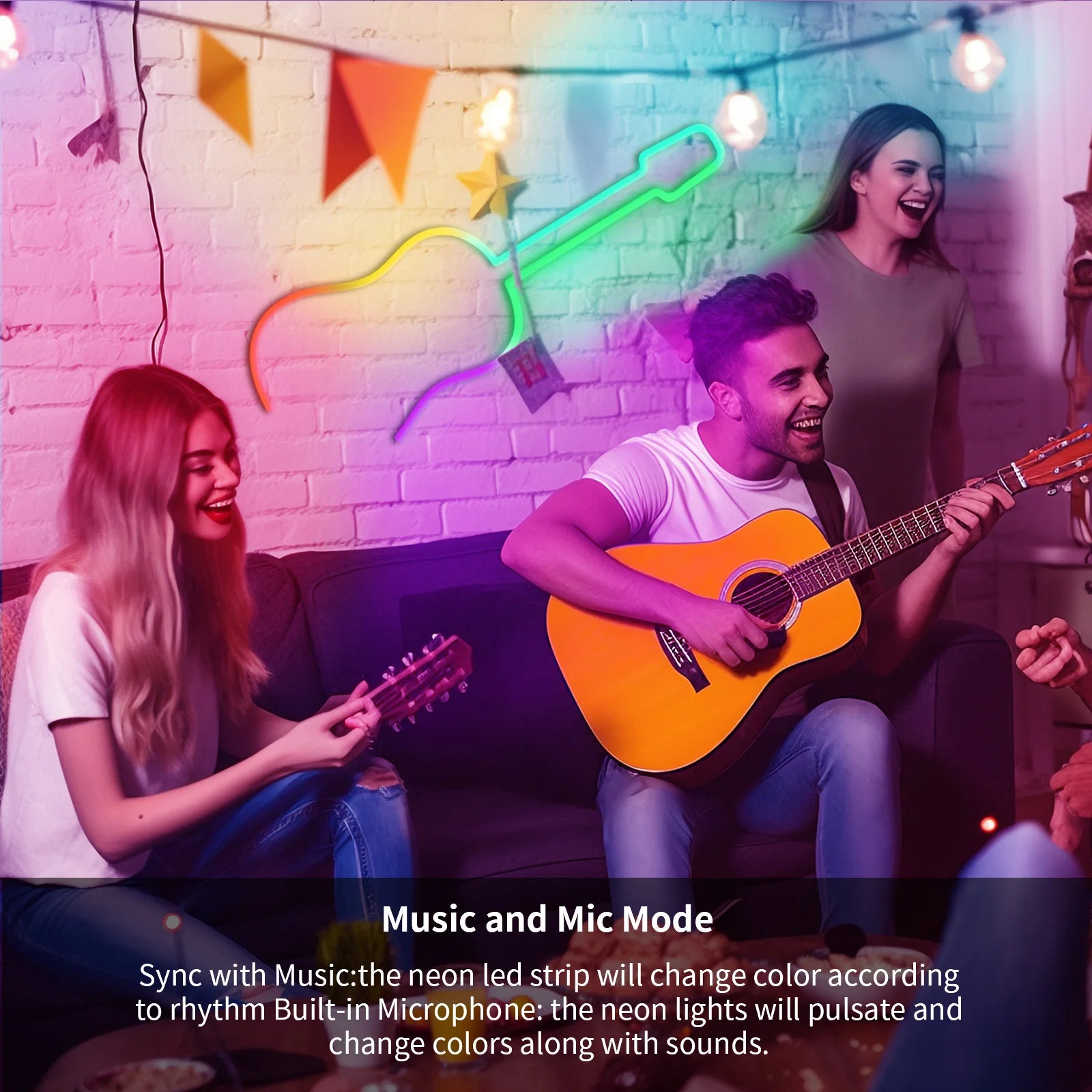 LED Neon RGBIC Lights 8M 16M 72Leds/m LED Lights with RF Remote Bluetooth Flexible Waterproof Music Sync DIY Design