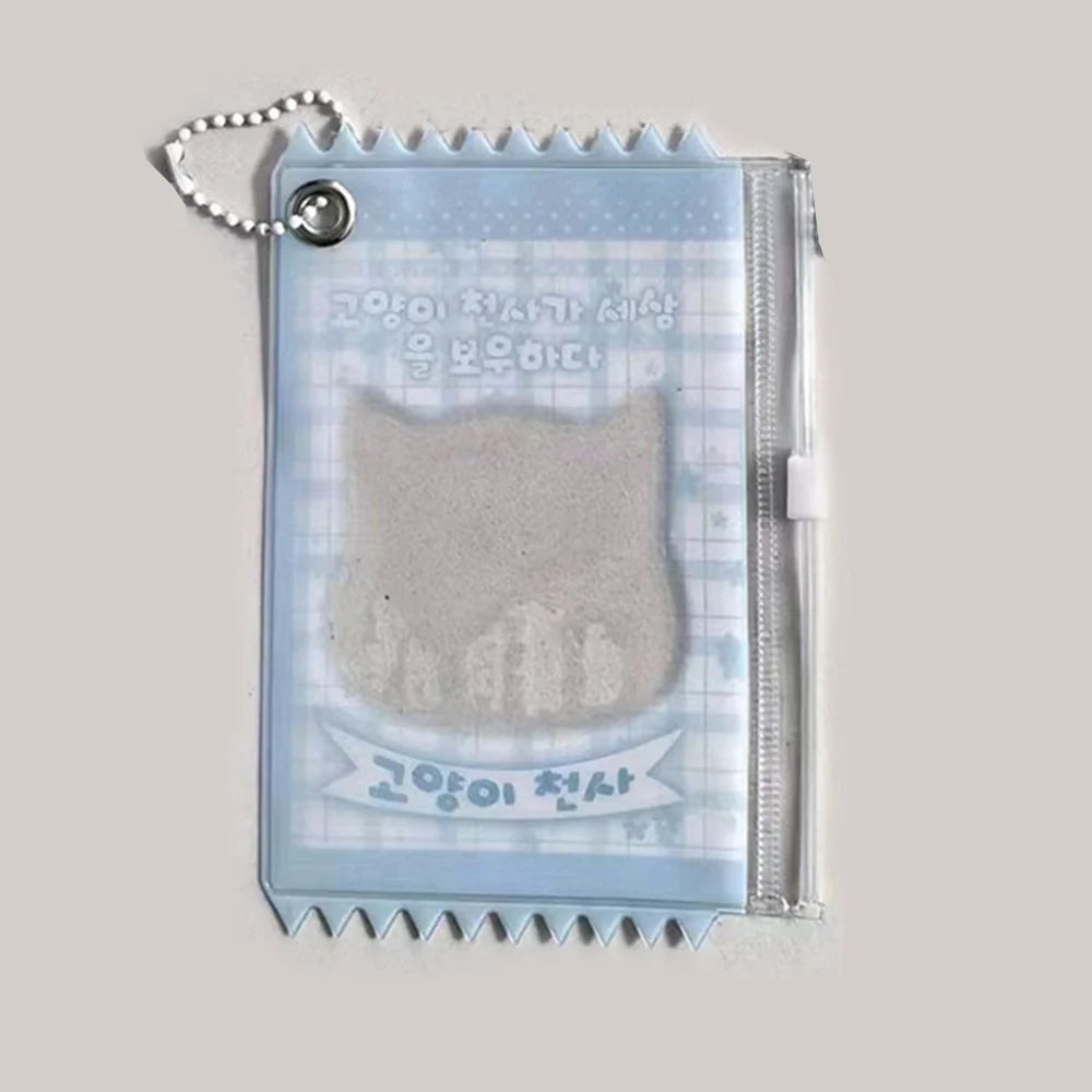 INS Transparent Candy Bag Badge Holder Korean Photocard Holder Display Bag Pendant Idol Photo Card Protective Cover