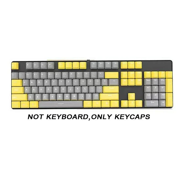 104pcs ABS Universal Mechanical Keyboard Keycaps Ergonomic Blank Keycaps For Cherry MX Keyboard Replacement OEM Backlit