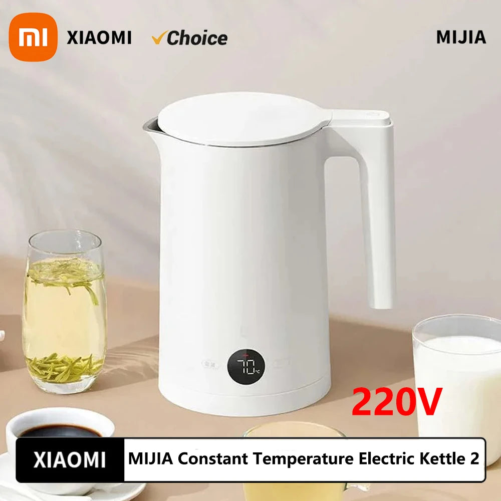 Xiaomi Mijia Constant Temperature Electric Kettles 2 LED Digital Display 4 Thermos Modes Water Teapots for Travel