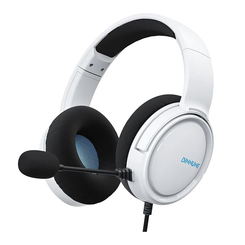 BINNUNE Gaming Headset with Mic for PS4 PS5 Xbox Series X|S Xbox One PC Switch Wired Gaming Headphones for Playstation