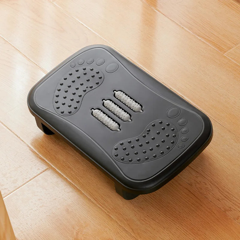 Ergonomic Foot Stool Massage Rollers Footrest With Anti-slip Strip Under Desk Foot Rest For Children Adults Old Man