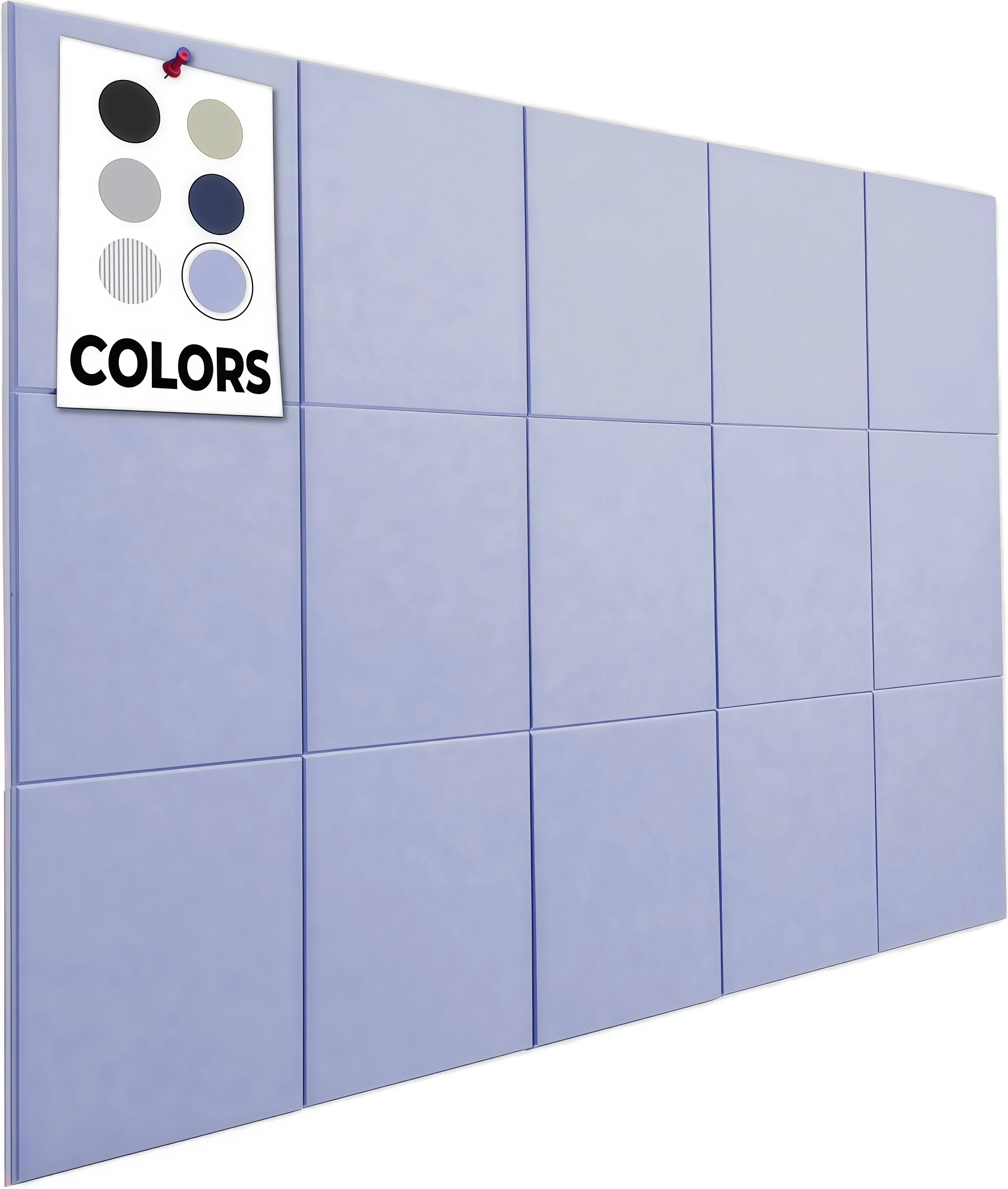 6/8/12/24PCS Large Cork Board Felt Board AlternativeTiles Self-Adhesive Wall Panels Bulletin Board Pin Board for Office