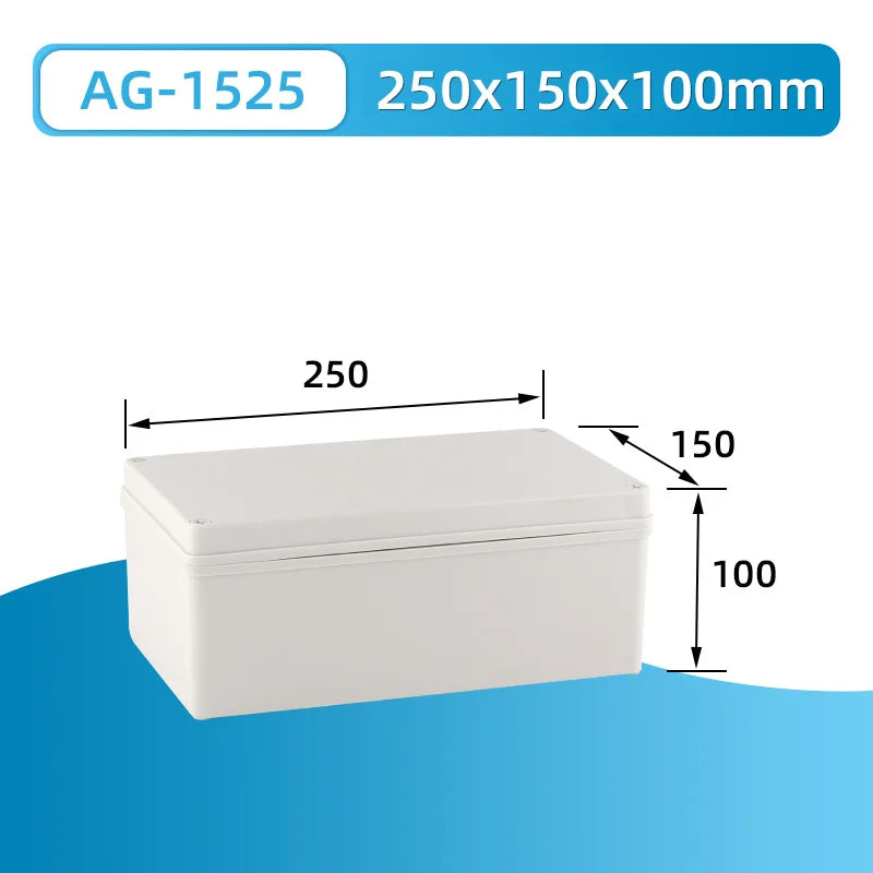 Outdoor waterproof power box ABS plastic IP67 electric control box DIY indoor wire shell connection cable branch