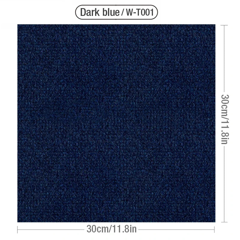 Self adhesive carpet 30x30cm living room carpet floor mat decor office carpet staircase anti-slip self adhesive floor