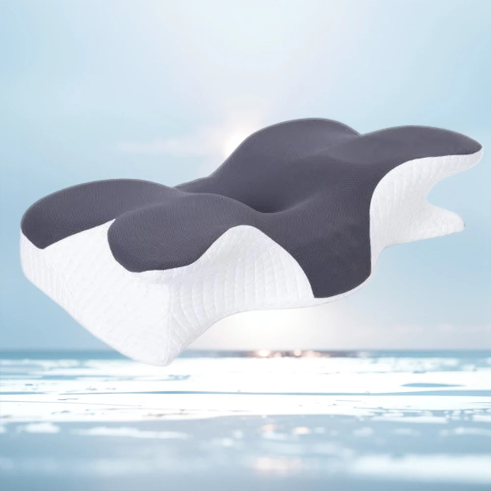 Ergonomic Side Sleeping Butterfly Pillow Comfortable Butterfly Memory Neck Pillow Neck Protection Memory Foam Bedding