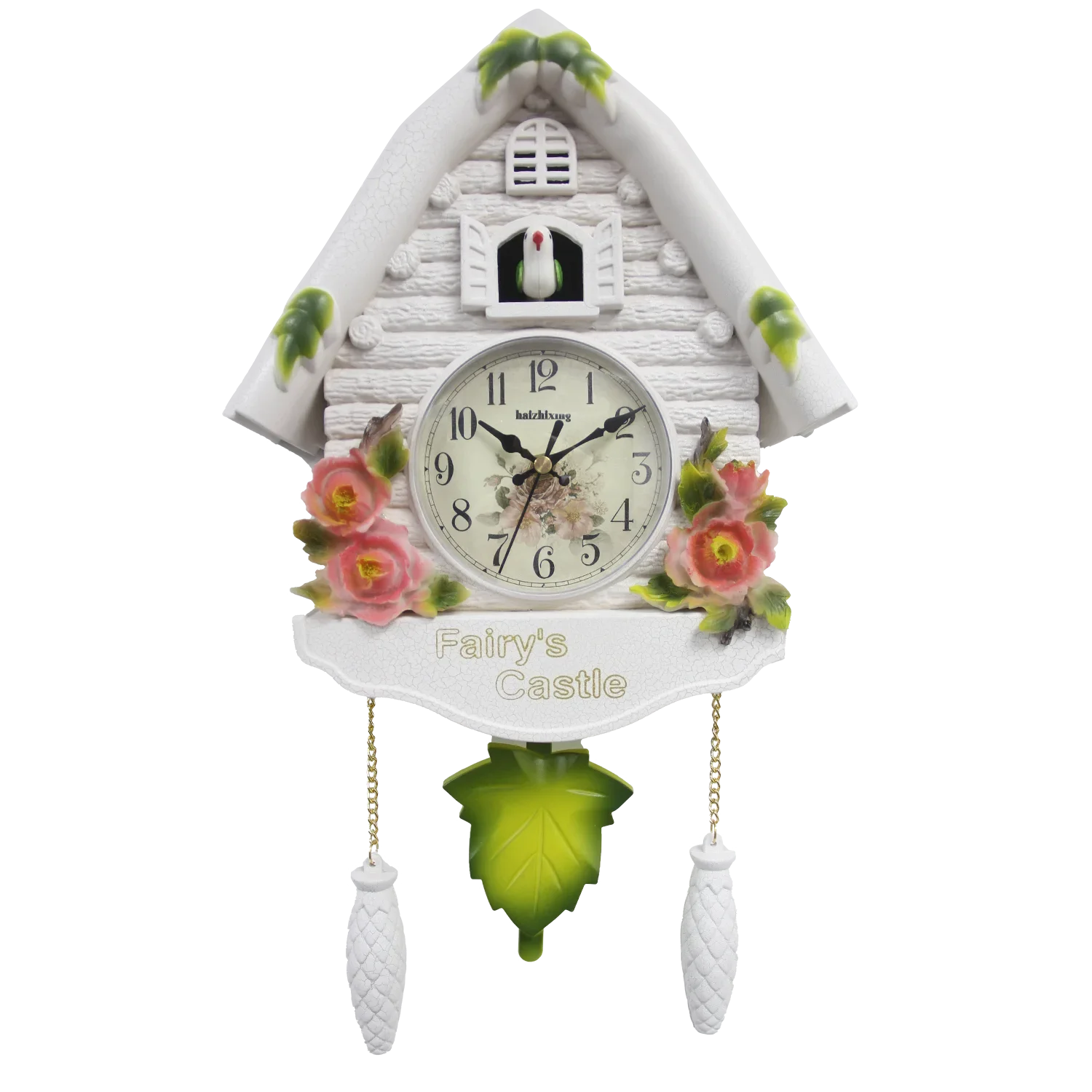 1pc Cuckoo Wall Clock Daytime Hourly Alarm Pendulum Quartz Watch Silent Wall Clock for Home Living Room Decoration Wall