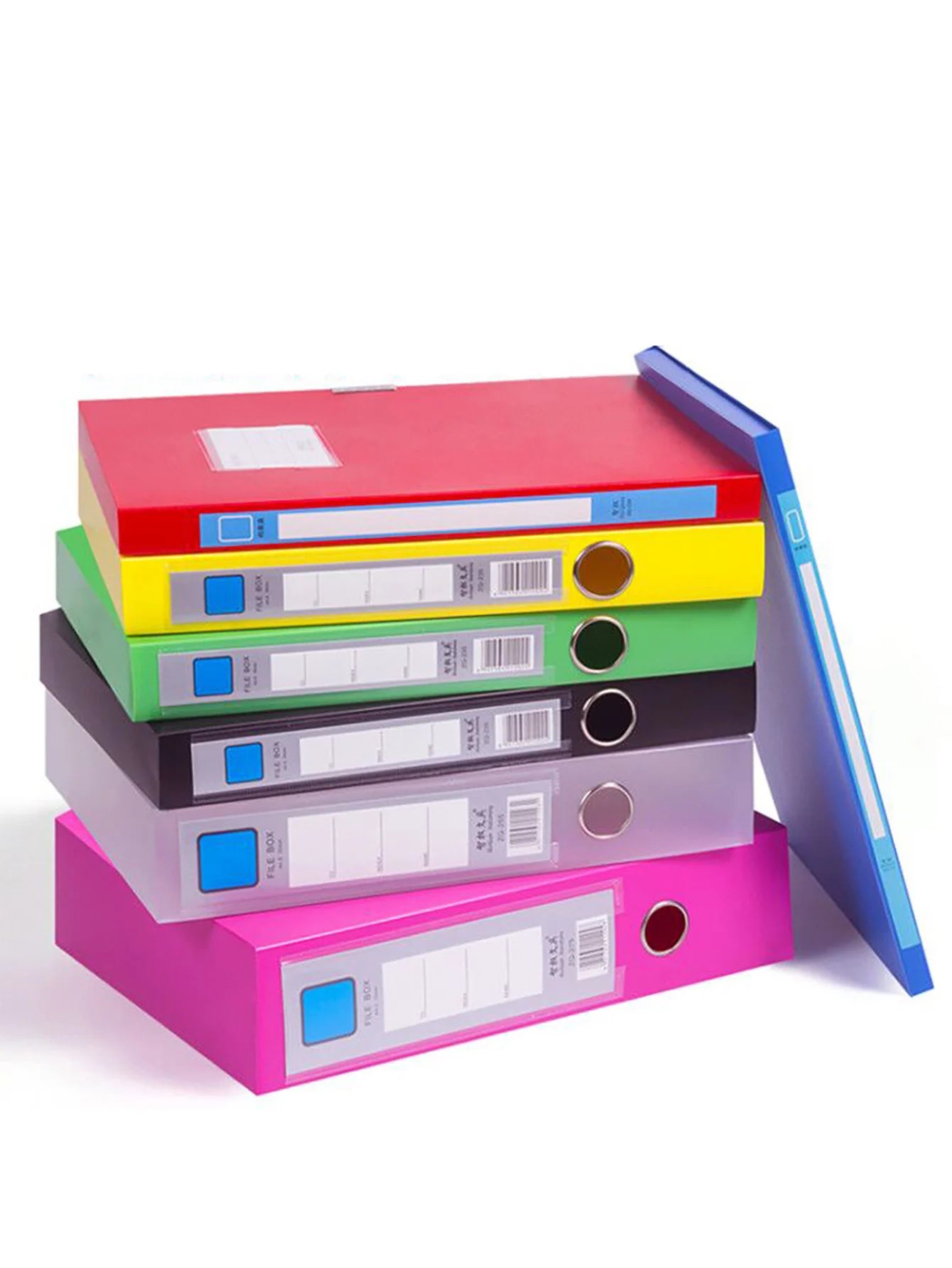 10 thickened A4 File box Office supplies 2/3.5/5.5/7.5CM plastic file box File bag File book folder file box