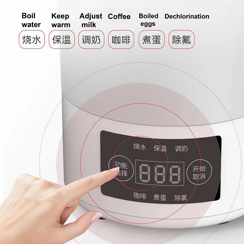 600Ml Foldable Electric Kettle 220V Portable Kettle Smart Mini Temperature Control Home Travel Coffee Pot Multifunction