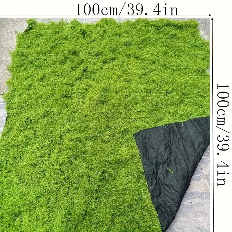 100cm*100cm Articiaifl moss carpet aquascape bionic turf fake moss micro-landscaping arrangement lawn bonsai potted