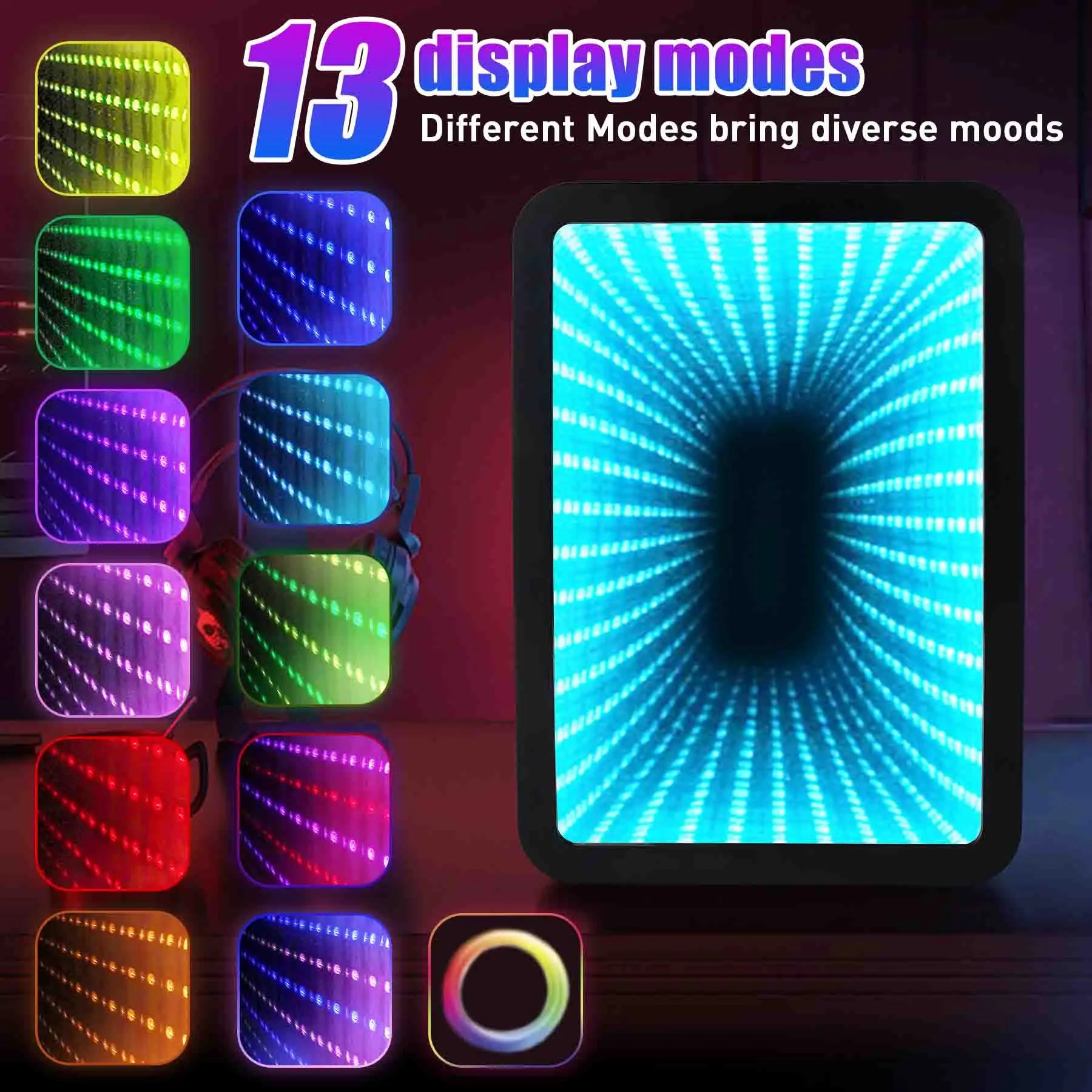 iceblue-13-display-mode-dimmable-led-light-mirror-mini-fridge-4l-6can-refrigerator-ac-dc-cooler-beauty-refrigerator-for-home-car