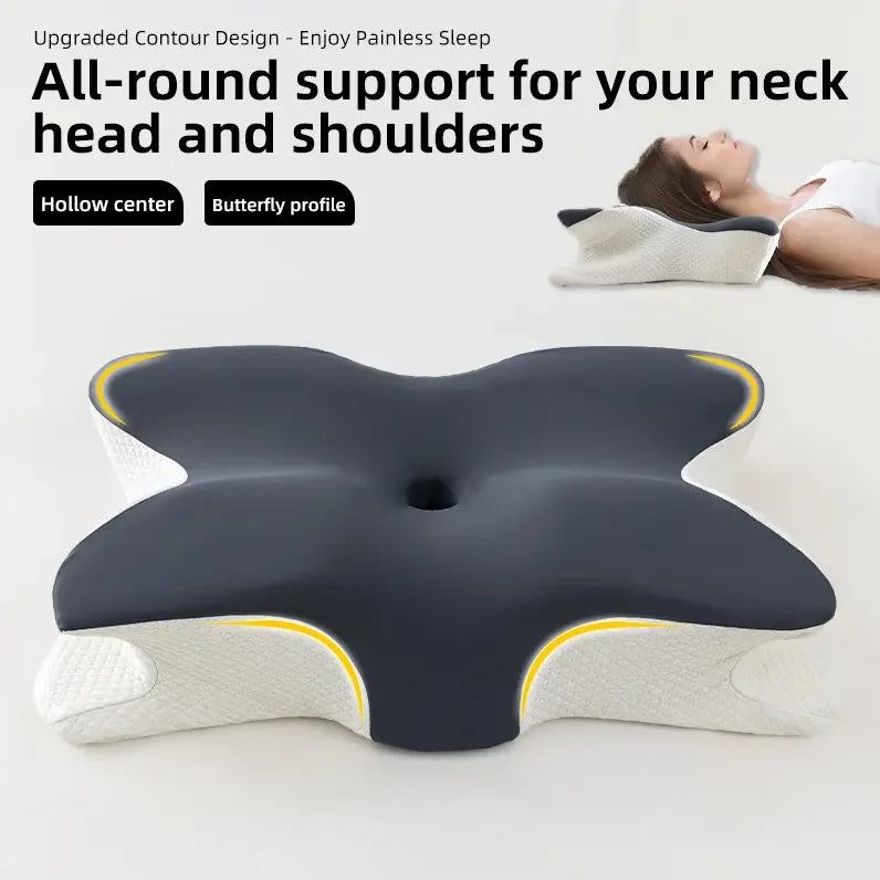 butterfly-shape-pillow-neck-protection-slow-rebound-memory-foam-pillow-health-care-cervical-orthopedic-neck-foam-pillows