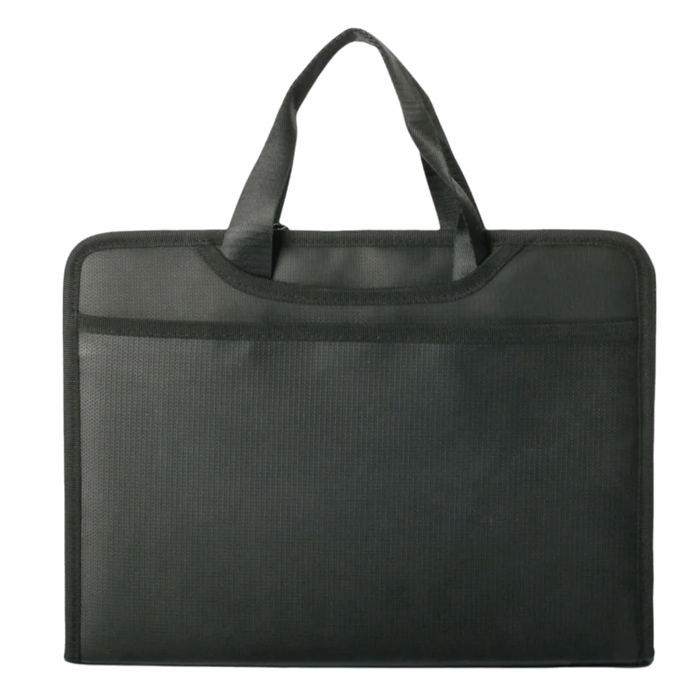 Fireproof File Organizer Colorful Tabs 13 Pocket Expanding File Folder Zipper Closure Large Capacity Accordion Folder