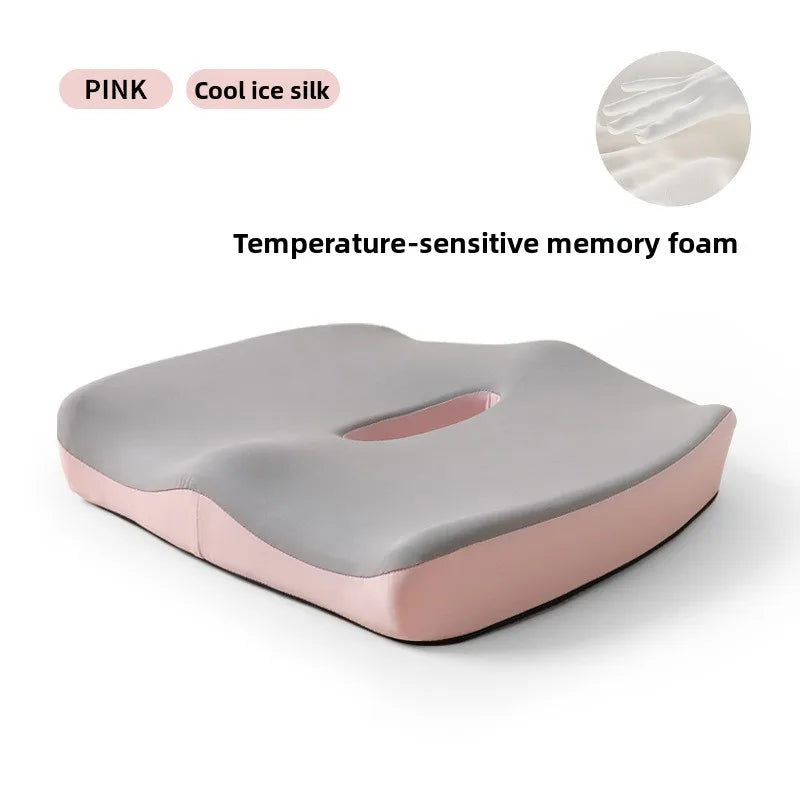 Memory Foam Office Seat Cushion for Long Sitting Orthopedic Comfort Improved Posture Ergonomic Pain Relief