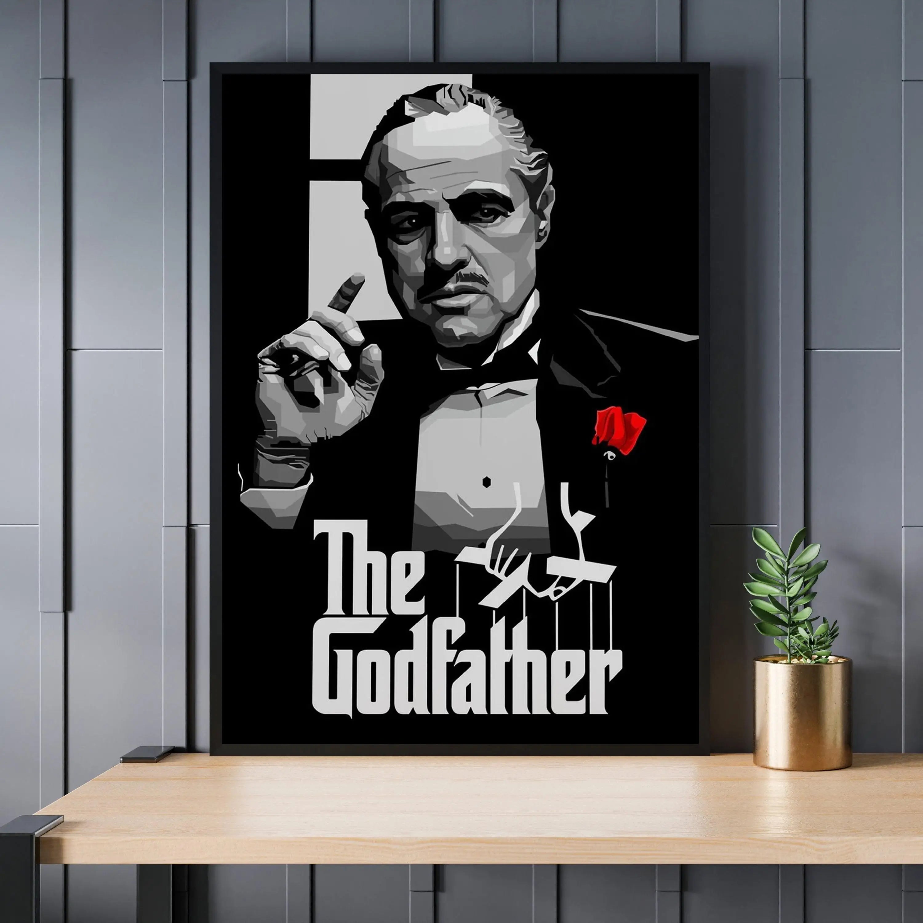 Hot Movie The Godfather Posters Prints Canvas Painting Wall Art Picture Living Room Cinema Office Home Decor