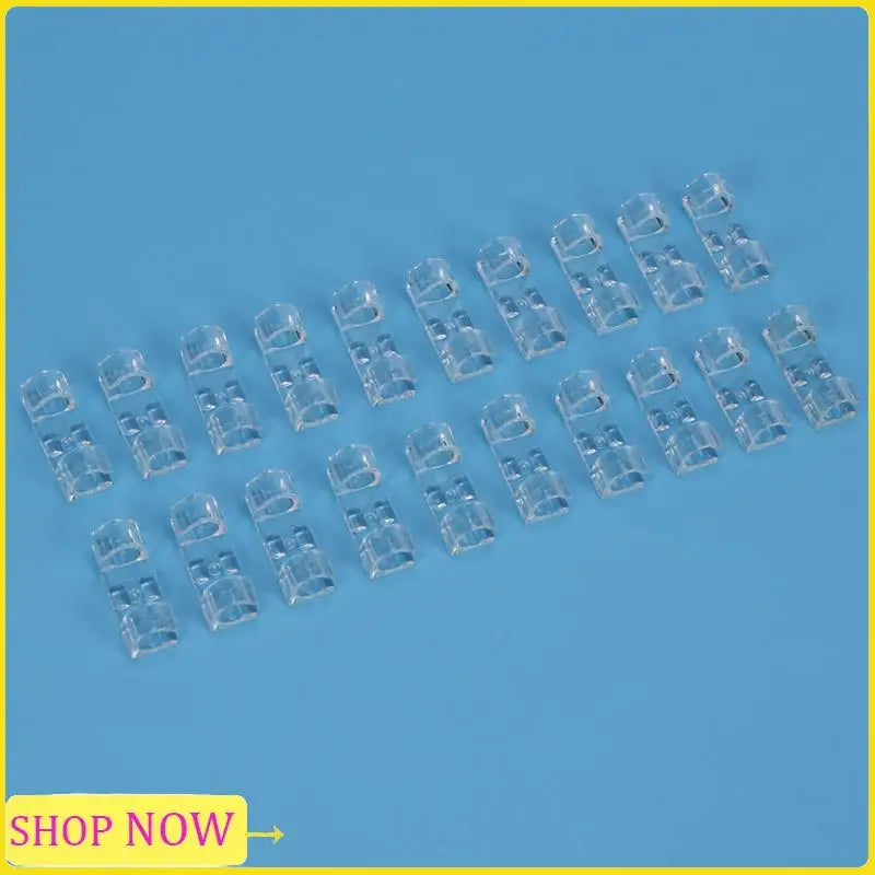 Especial 100Pcs/Lot Wire Fixing Clamp Clip Desktop Wire Clear Up Clips Holder Clamps Cable Clip Device USB Cord Clips