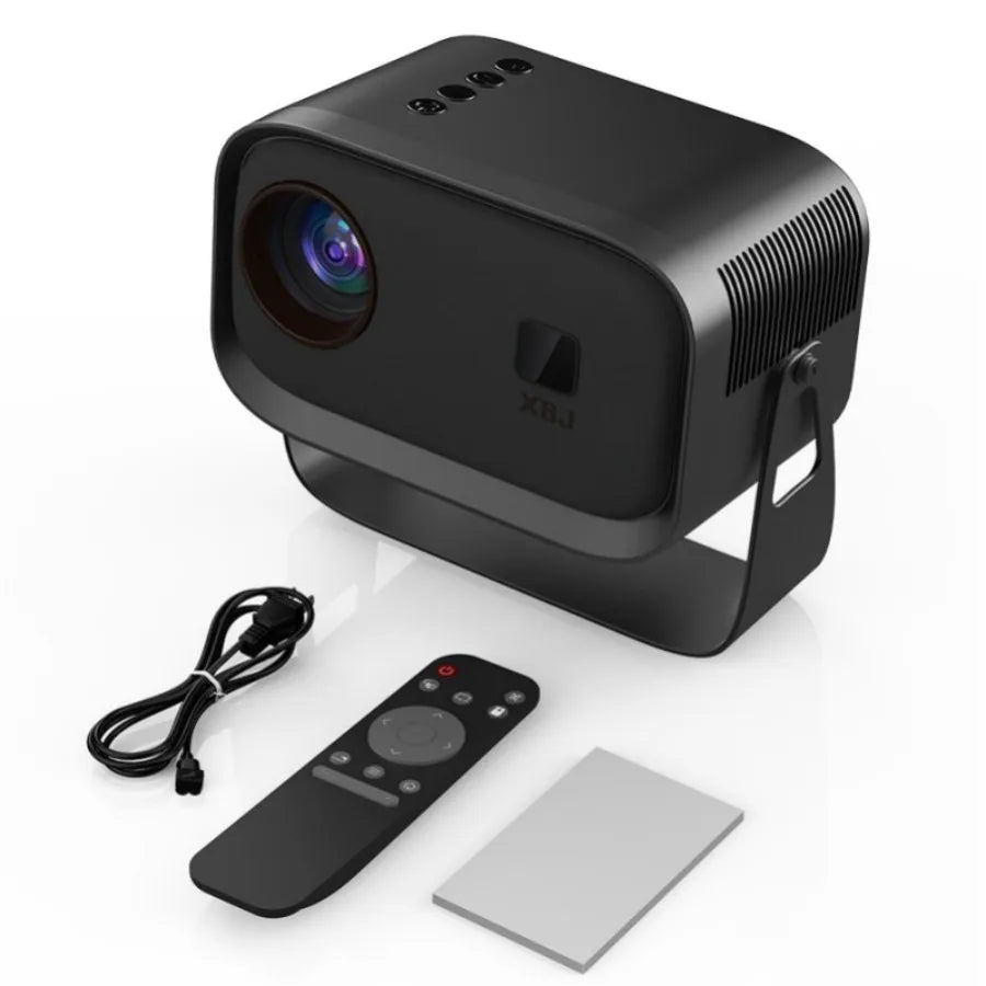145° adjustable stand mini projector with WiFi and Bluetooth 4K quality electric focus keystone correction home theater