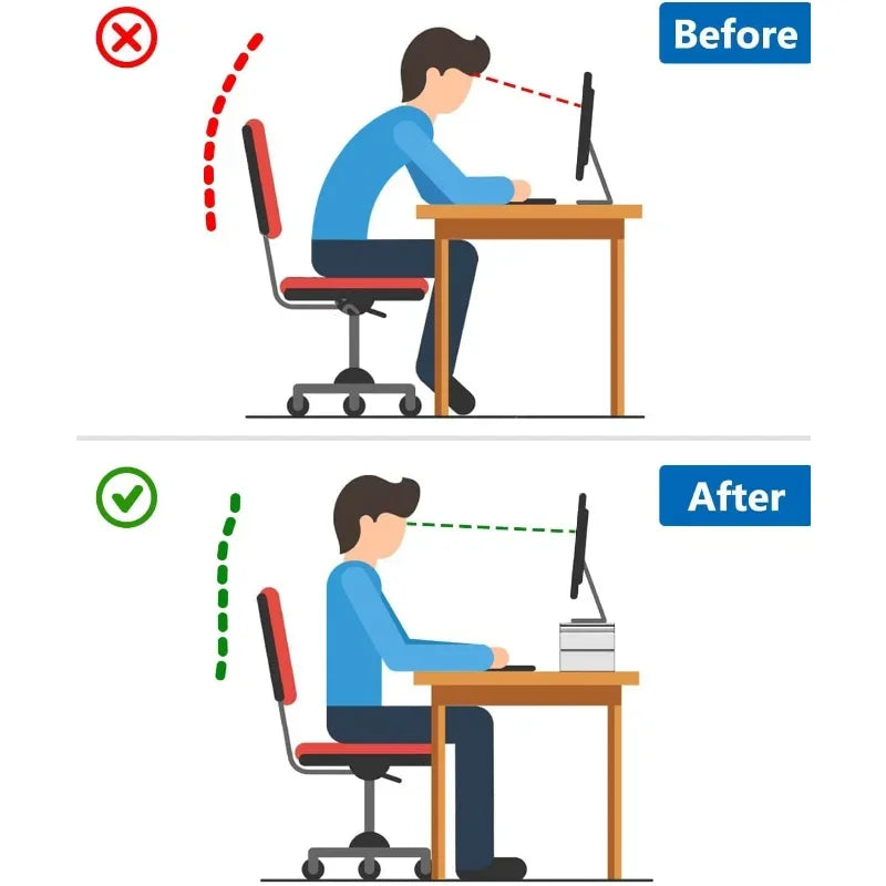 Monitor Stand Riser Acrylic Laptop Stand Clear Desktop Computer Riser Table Storage Stand Desk Organizer for Storing Pc