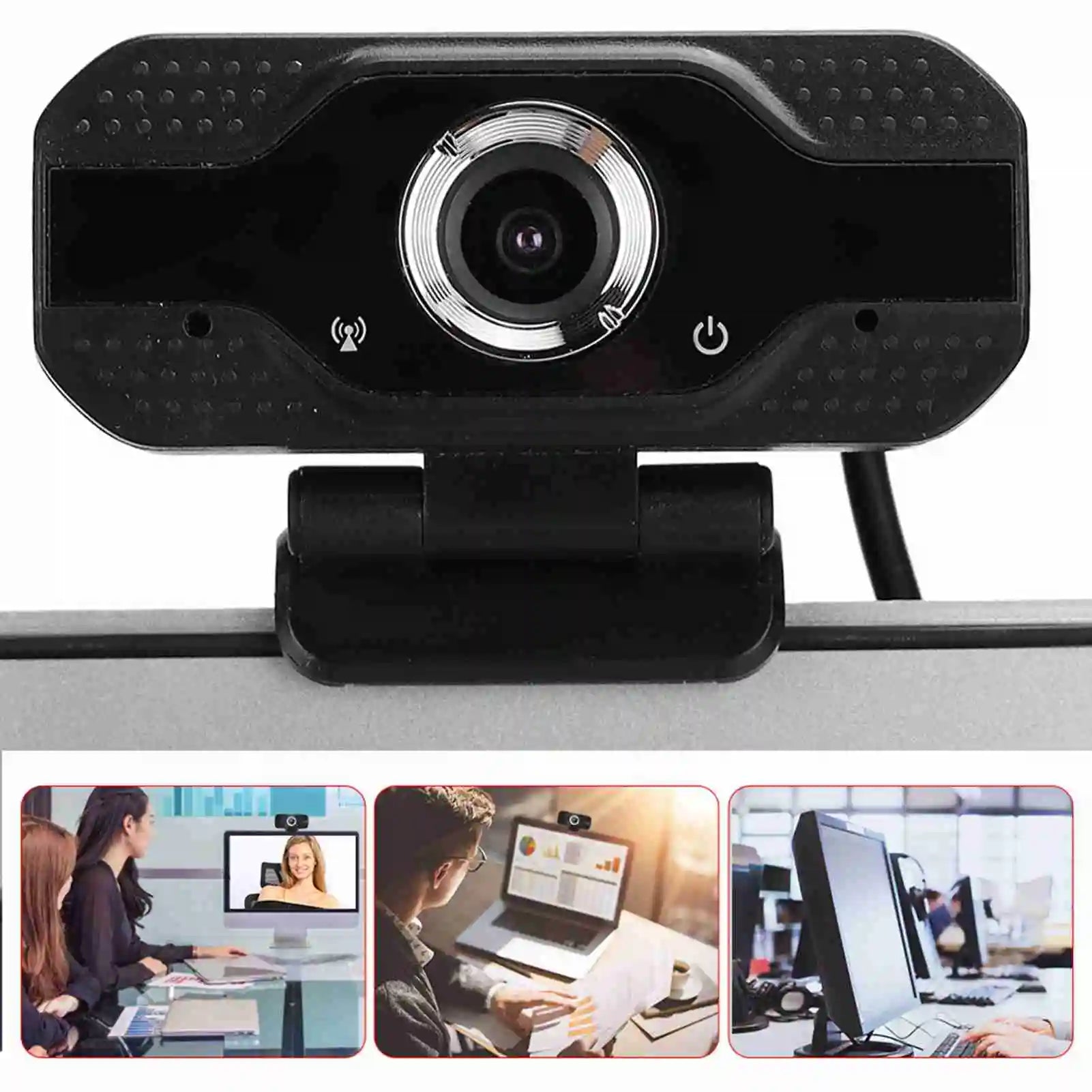 1080P Desktop Computer Camera USB Online Class Webcam with Microphone Drive Camera USB Camera Computer Camera PC Webcam