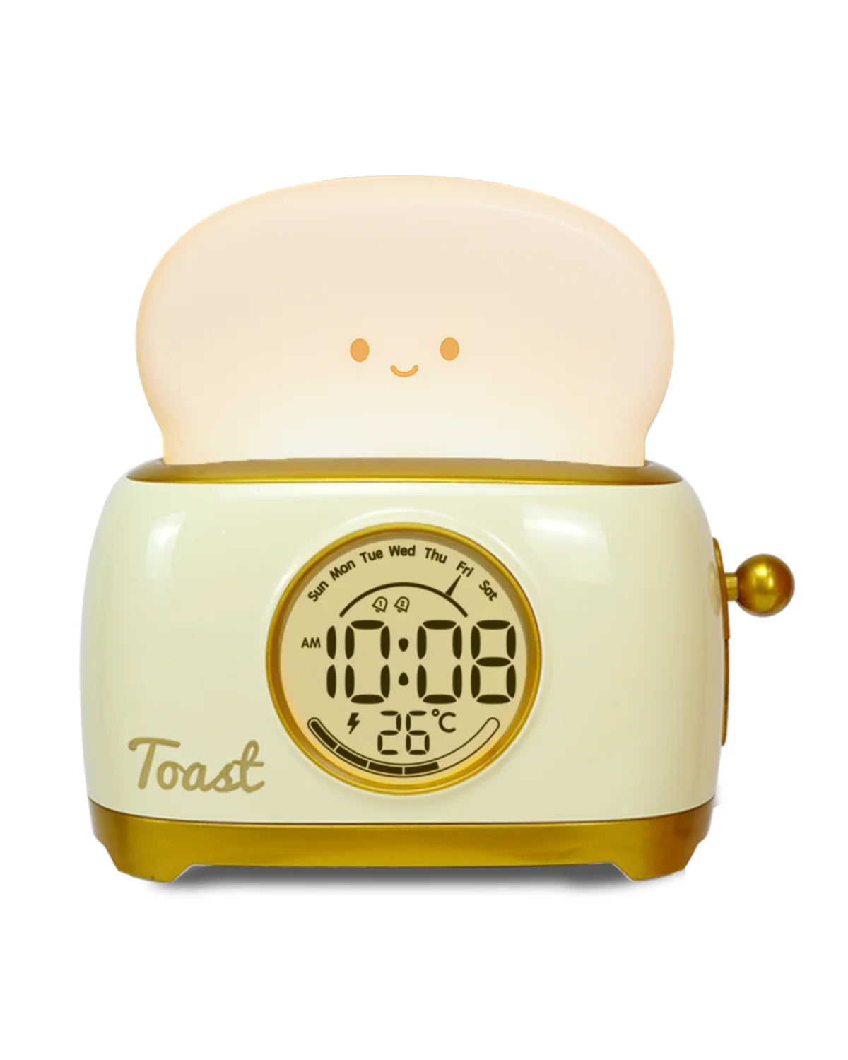 Kid Alarm Clock LED Night Light Digital Clock Children’s Sleep Trainier For Home Bedroom Bedside Cute Temperature