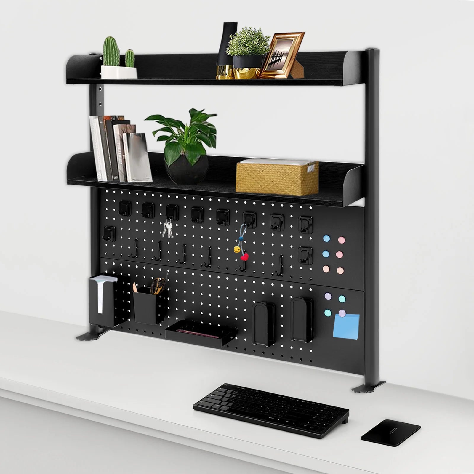 Desktop Bookshelf Multipurpose Clip-on Desk Organiser Countertop Clip-on Bookshelf Clip-on Desk Organiser