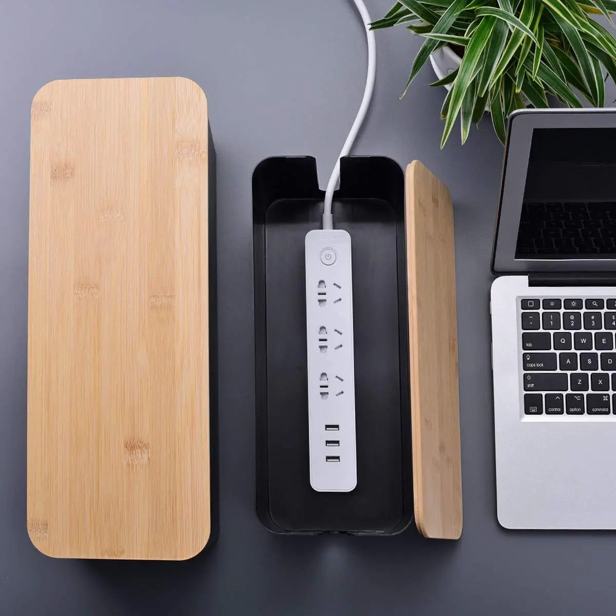 Cable Storage Box Power Line Dustproof Case Charger Socket Organizer For Wire Plug Protection anti-electric Shock