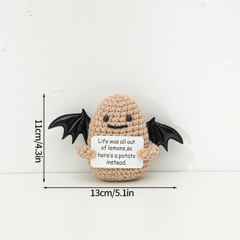 Crochet Ornament Finished Positive Figures Crochet Animals Chicken Desk Accessories Home Office Decor Christmas New