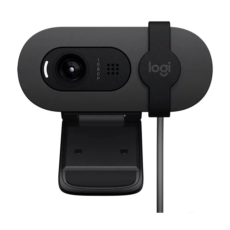 NewOriginal Logitech Brio 90 HD 1080p webcam with automatic light balancing integrated privacy shutter and built-in