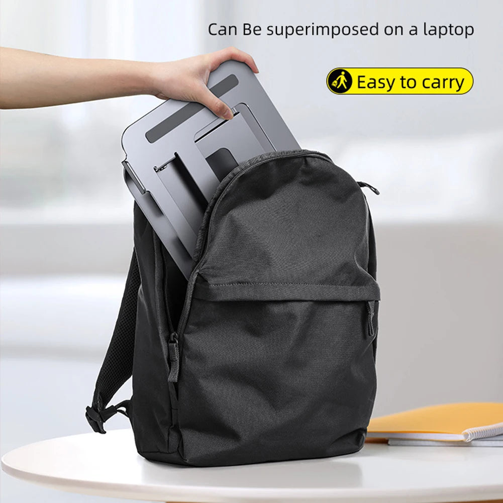 Adjustable Laptop Stand Aluminium Foldable Laptop Holder Portable Notebook Tablet Stand Cooling Support For MacBook Air