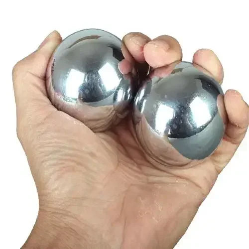 Solid diameter 50mm or 60mm Hand Massage Exersice steel ball Stress Relief fitness health Massage Balls Baoding iron
