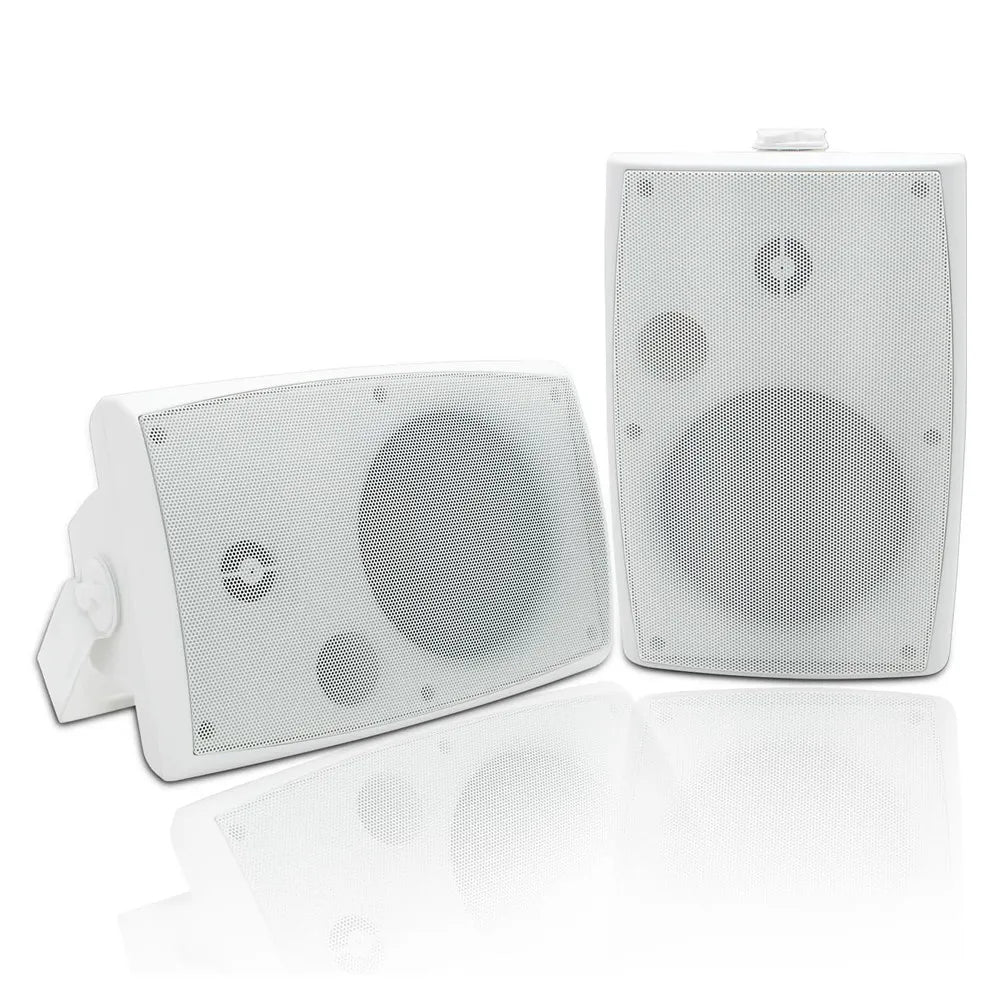 Herdio 6.5’’ 400W Passive Outdoor Speakers Wired Waterproof 2 Way Wall Mounted Speakers With Powerful Bass For Indoor