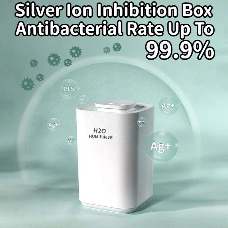 Quiet air Humidifier New 3.3L Large Capacity Humidifier for Home Houseworld and Bedroom Hydrating Spray Aromatherapy