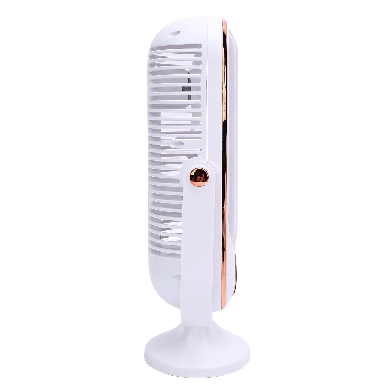Desk Tower Fan 5 Speeds Brushless Motor USB Rechargeable Portable Desk Fan for Home Office Kitchen Indoor - as picture
