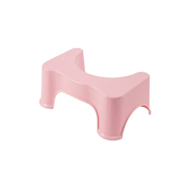 Bathroom Squatty Potty Toilet Stool Children Pregnant Woman Seat Toilet Foot Stool for Adult Men Women Old People - Pink