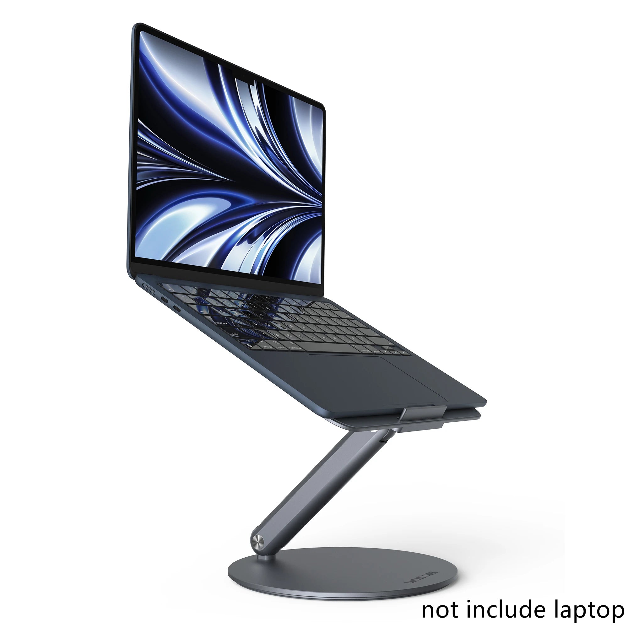 LULULOOK Foldable Laptop Stand with 360 Rotating Base Notebook Stand Laptop Holder For MacBook Pro/Air,Dell,Laptops