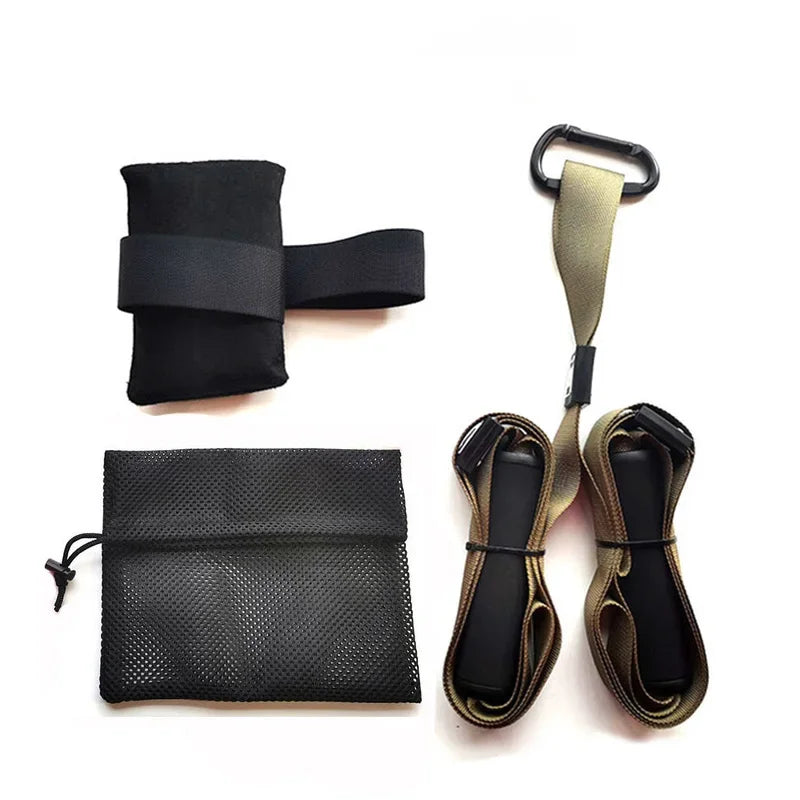 Hanging Training Strap Adjustable Fitness Band Chest Exercise Strap Pull Rope Resistance Band Set Home Gym Exercise