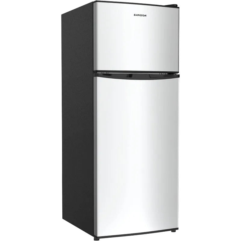BANGSON 4.0 Cu.Ft Small Refrigerator with Freezer Small Fridge with Top Freezer for Apartment Bedroom Dorm and Office