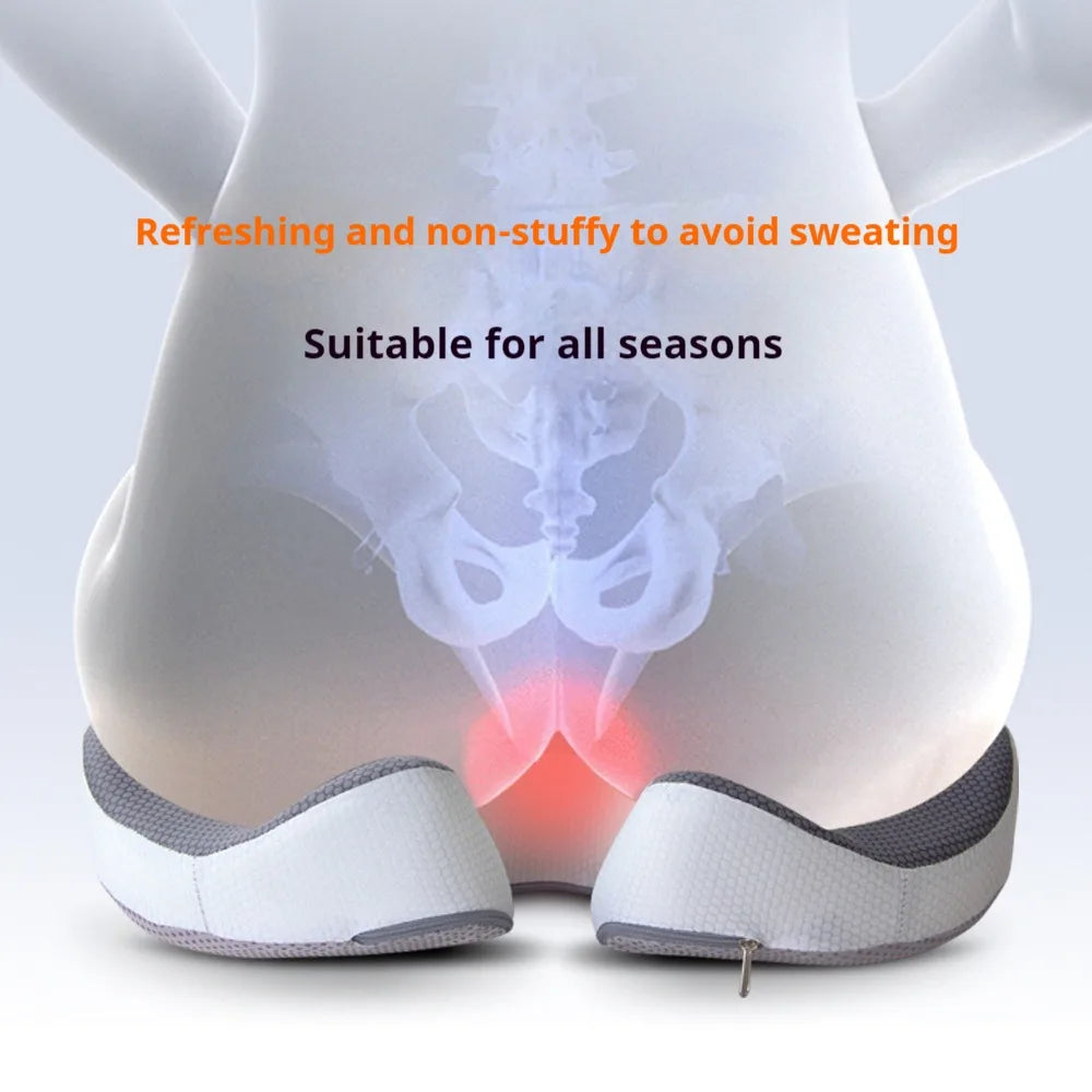 New Cushion Non Slip Orthopedic Memory Foam Prostate Cushion for Tailbone Sciaticaback Pain Relief Comfort Chair Car