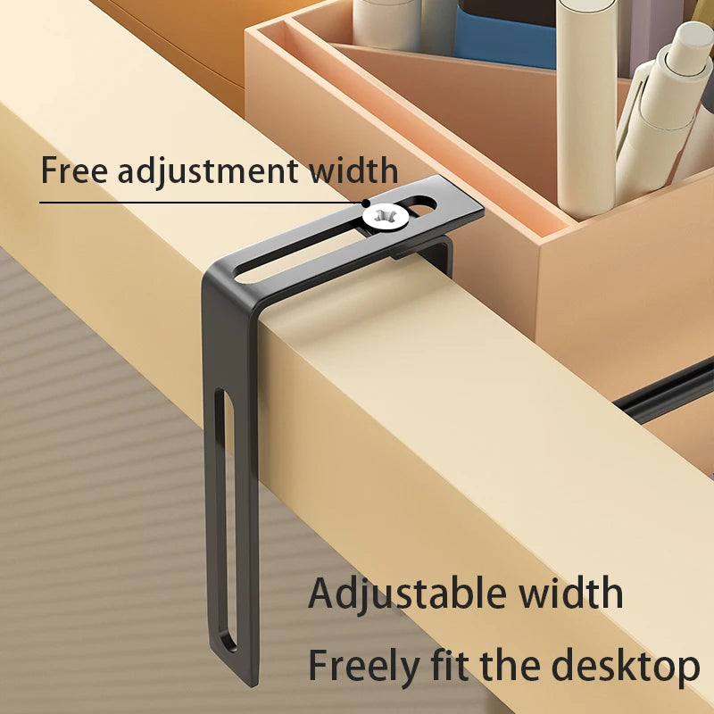 Desk File Organizer Mesh 5-Tier Hanging Wall Mount Document Organization Stand Desktop Vertical Mail Paper Folder