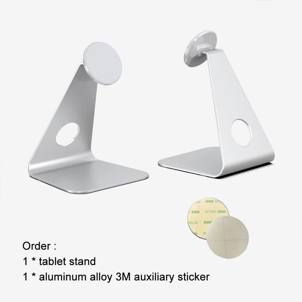 Tablet Stand For iPad A16 M2 M3 Air 11 13 Pro M4 12.9 Mini Metal Magnet Rotation Tablet Holder For Samsung Huawei