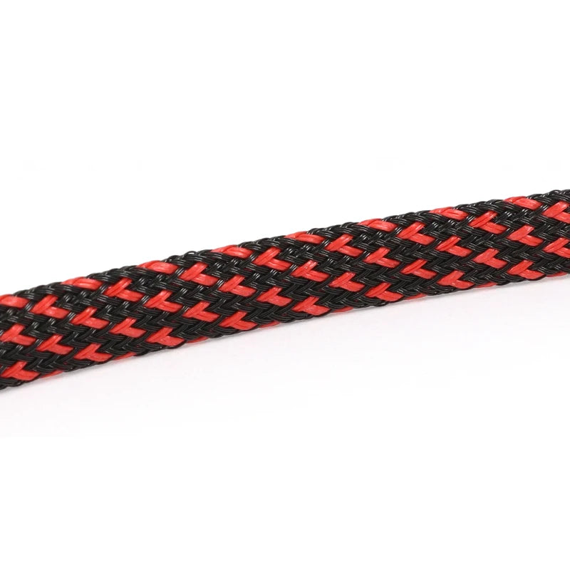 5M Multicolor PET Insulated Braid Sleeving 2mm - 40mm Expandable Wire Cable Sheath Flame-retardant Nylon Braided Mesh