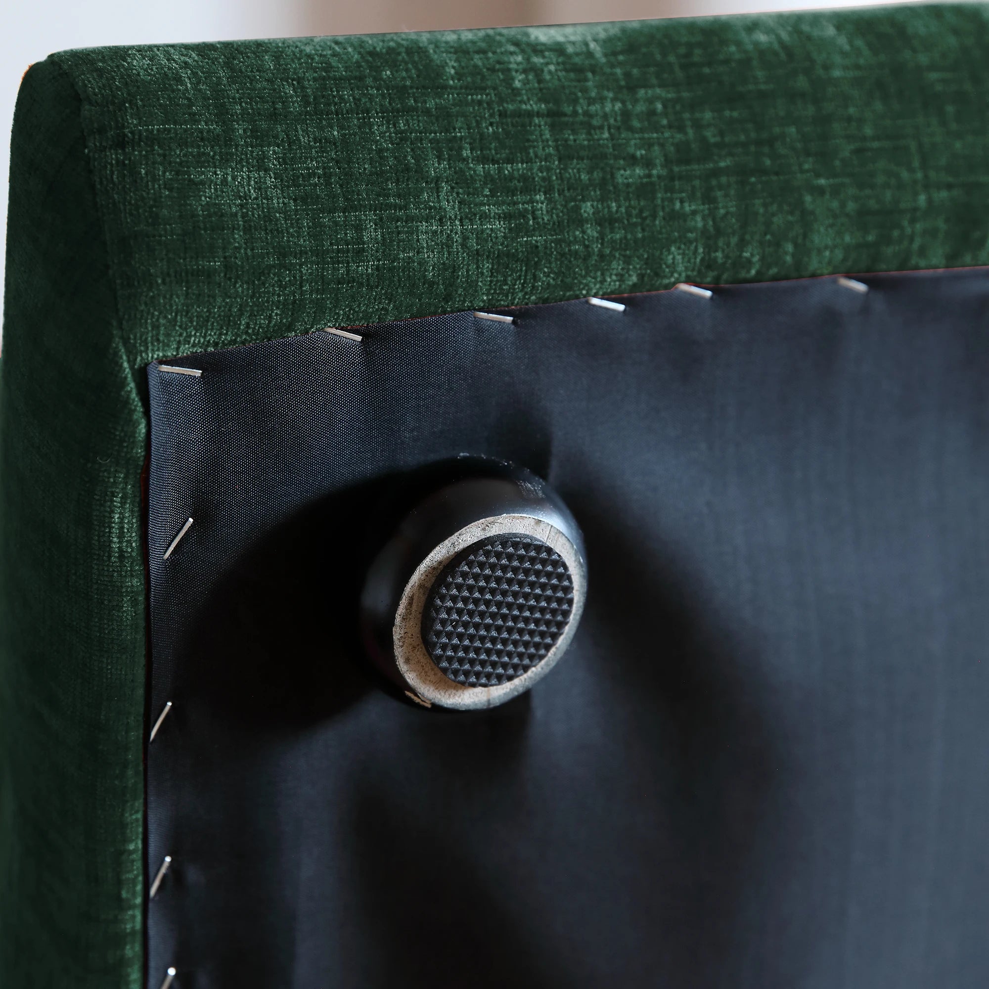 Comfy Chenille Single Accent Chair Deep Seat Couches Mid-Century Sofa 50’’ Plush Sofas Furniture for Small Spaces