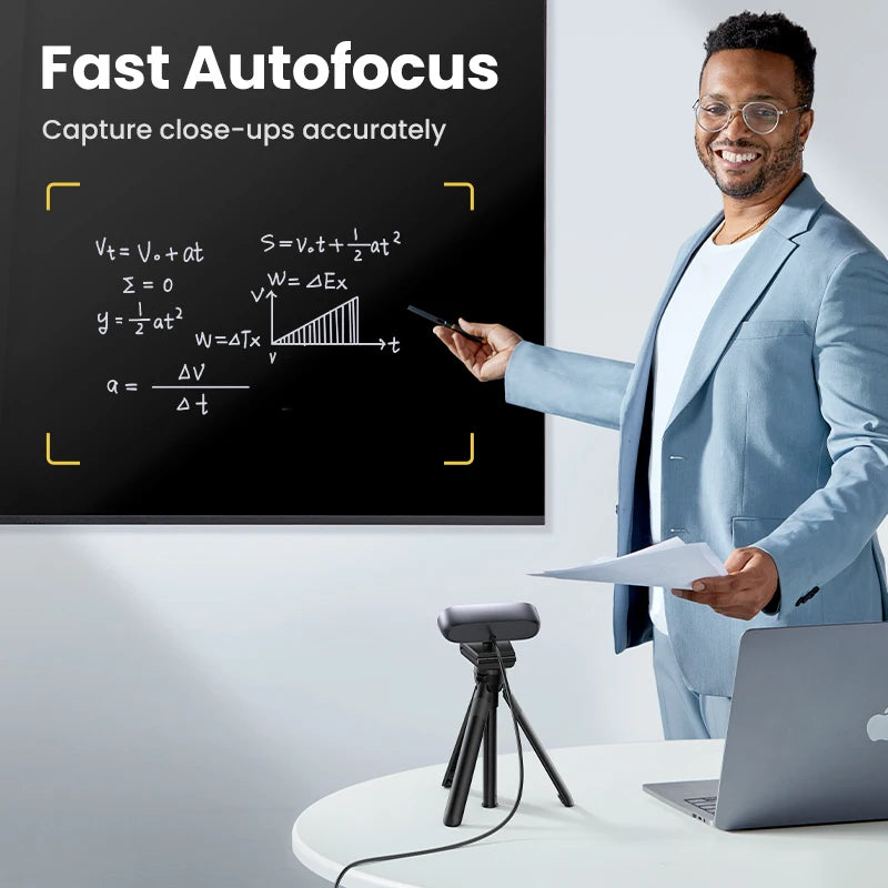 UGREEN USB Webcam 2K HD Mini Webcam For Laptop Computer Web Camera Dual Microphones for Youtube Zoom Video Calling 2K